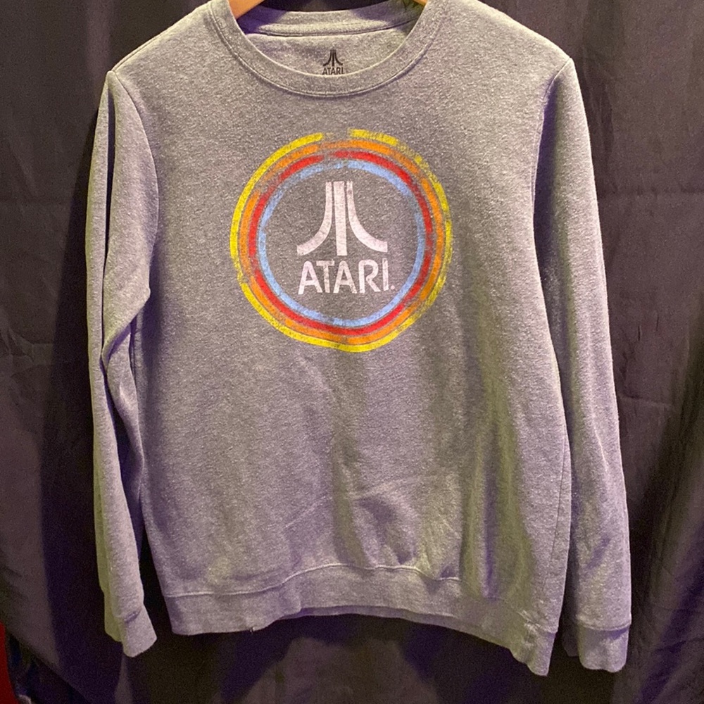 Cotton poly sweatshirt. Plush and cozy